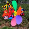 Three Dimensional Cartoon Windmill Colorful Cartoon Children Toys  Garden Yard Decor