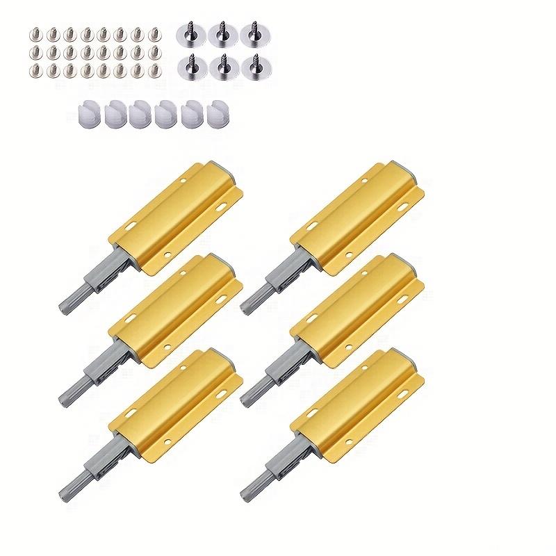 6pcs Push To Open System Damper Buffer For Cabinet Door Cupboard Catch For Home Kitchen Furniture Hardware Home Accessories