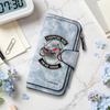 Retro Biker Pattern Long Wallet