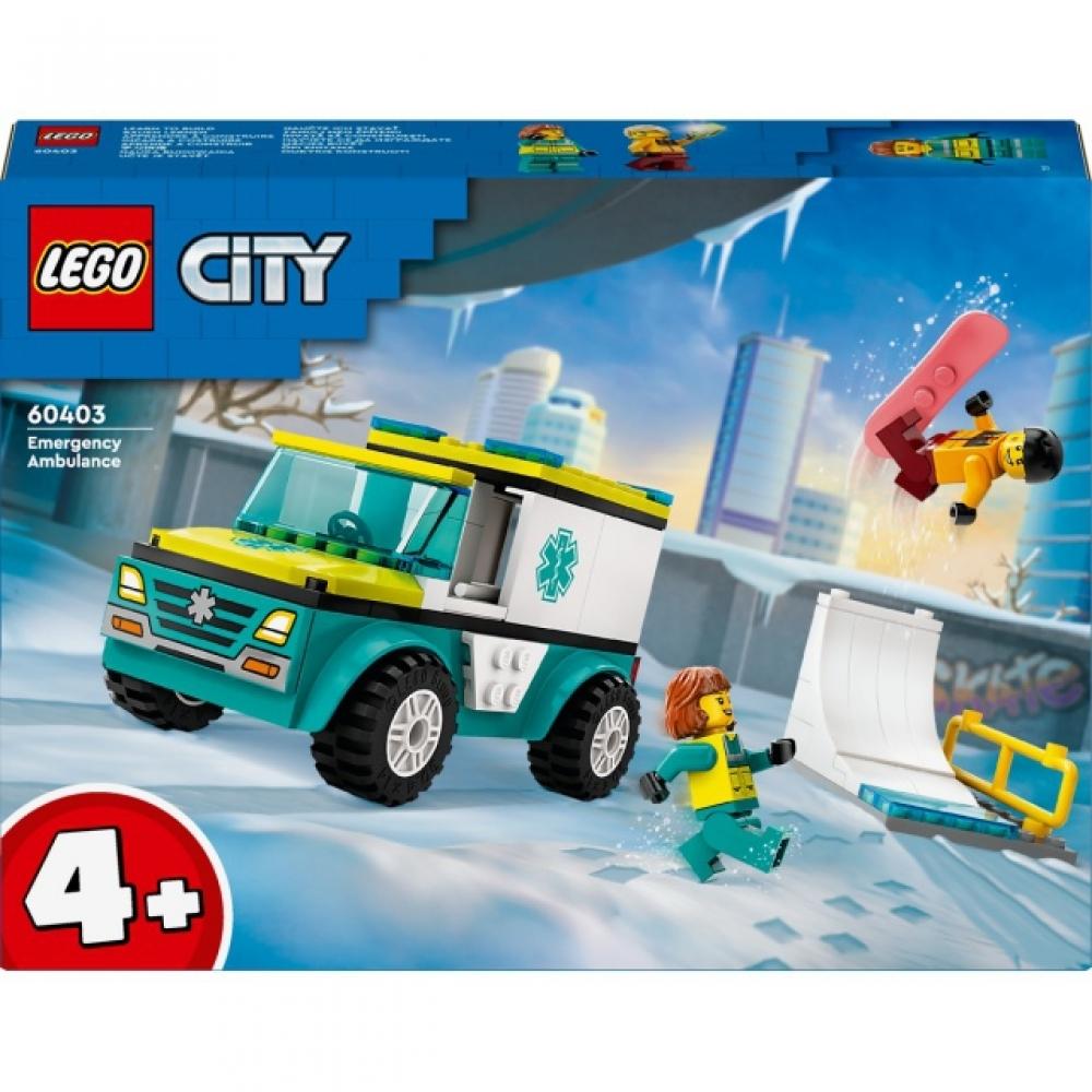 

LEGO Скорая помощь и сноубордист 60403