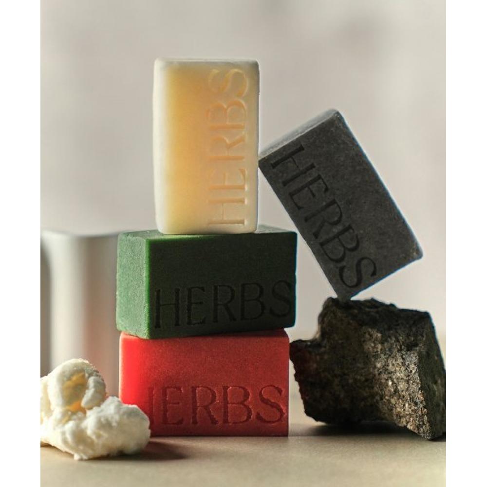 Herbs Seoul [kostenlose Tasche] Poren Keratin Gesicht Natürliche Reinigungsseife Riegel Gravur Mäßig Säurehaltig Nicht Reizend 2er Pack Doppelset 200g