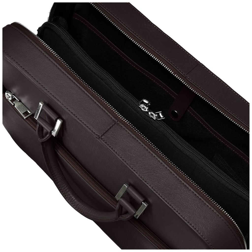 Gione 2-Way Briefcase Business Bag PG010LP DARK BROWN