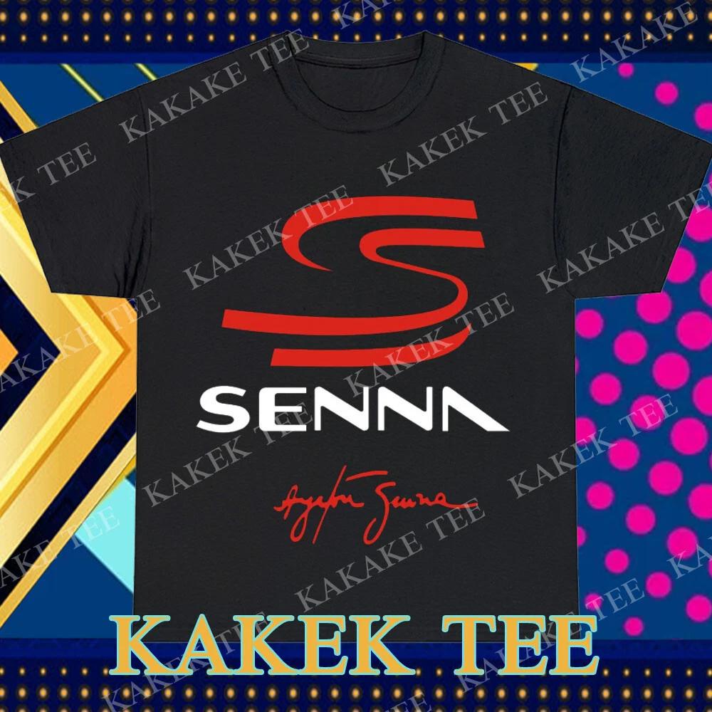 New Ayrton Senna Logo T-Shirt Funny Size S to 5XL M