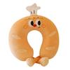 Cartoon Memory Foam Ushaped Neck Pillow For Office Rest And Travel Comfort