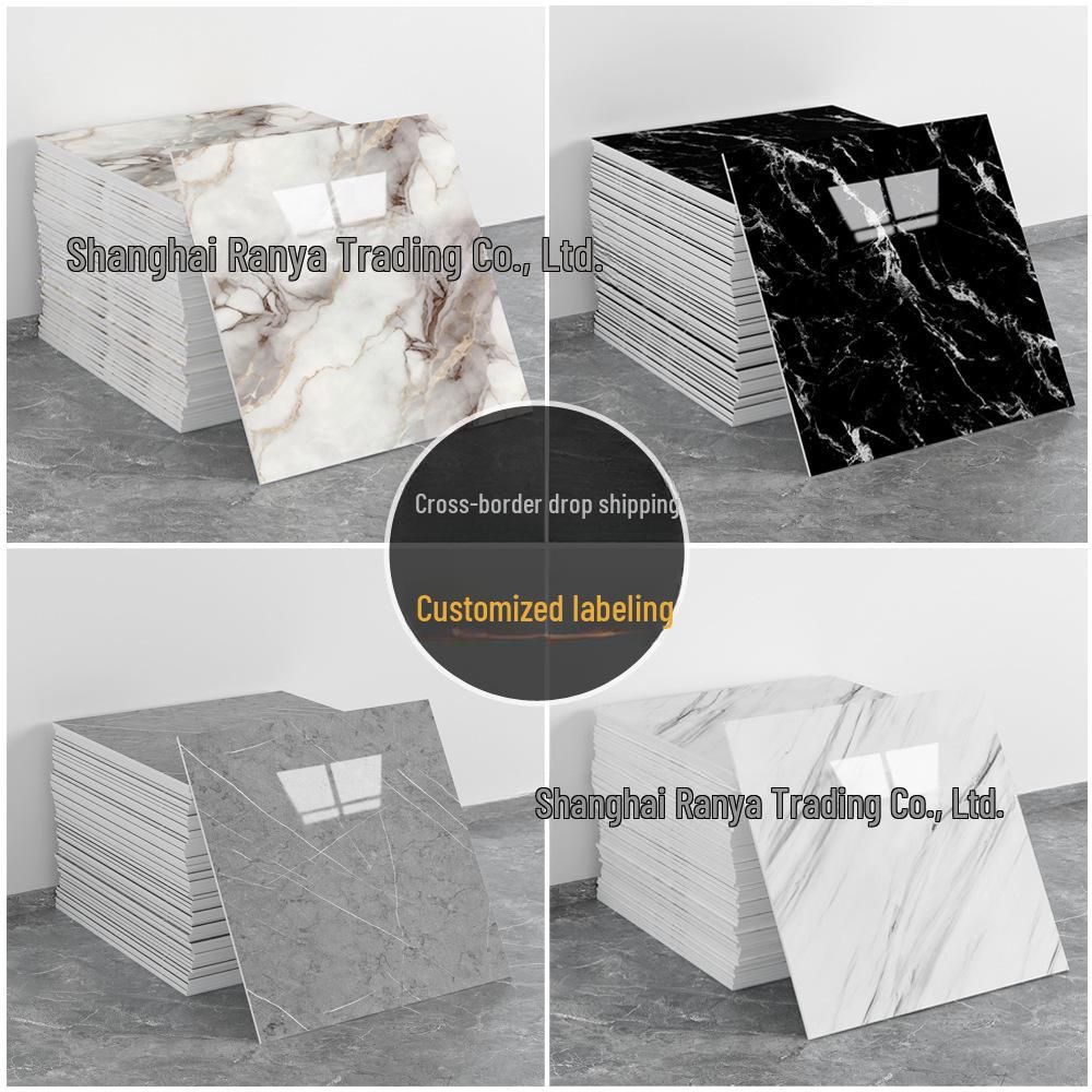 Fliesenimitat 3D Wandaufkleber: Selbstklebende Aluminium-Kunststoff-Paneele für Badezimmer- und Küchenrenovierung.