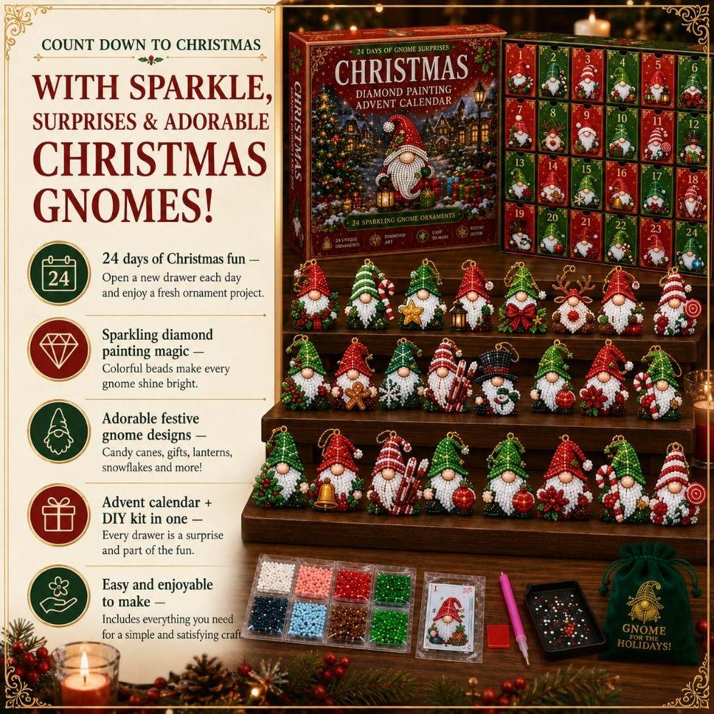 Flower Crafts Halloween Gnome Surprises Diamond Painting Mystery Gnome Toy Holiday Crafts