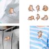 6 Pcs Embroidered Patches Cartoon Cats Iron On Patches Applique Patches Animal Sewing On Patches Sewing Patches for Hat