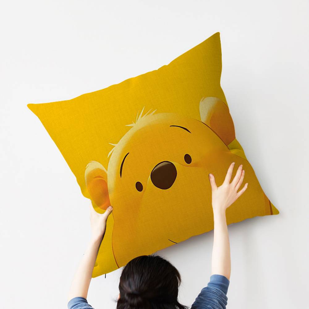 Cartoon W-Winnie P-Pooh B-bear Stitch Lucky Dragon pillow cover sofa cushion cover home room decoration children gift