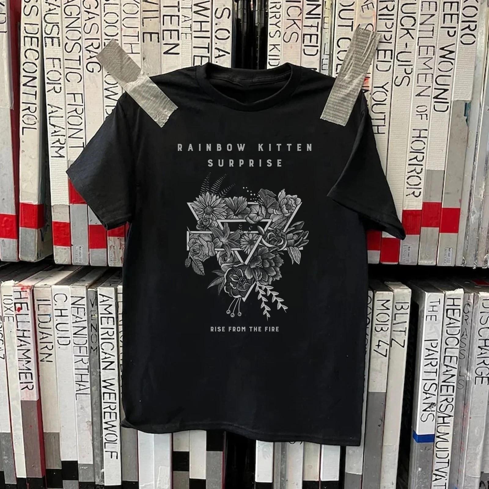 New Rainbow Kitten Surprise band Gift For Fans Unisex T-Shirt Full Size MI879 XXL