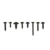 Self Tapping Screw Set Pan Head Tapping Screw Cross Head M3/M4/M3.5/M4.8 Assortment Kit Black Furniture Carbon Steel