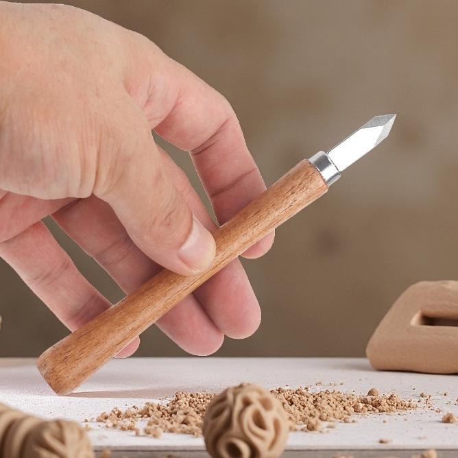 Hand-Carved Woodworking Whittling & Gouge Knife Set