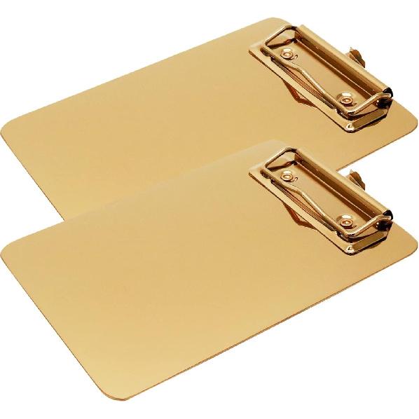 5.9x4.13 inch Stainless Steel Metal Clipboard,A4 and Letter Size Paper Clipboard for Home, Office, Hospital, Business