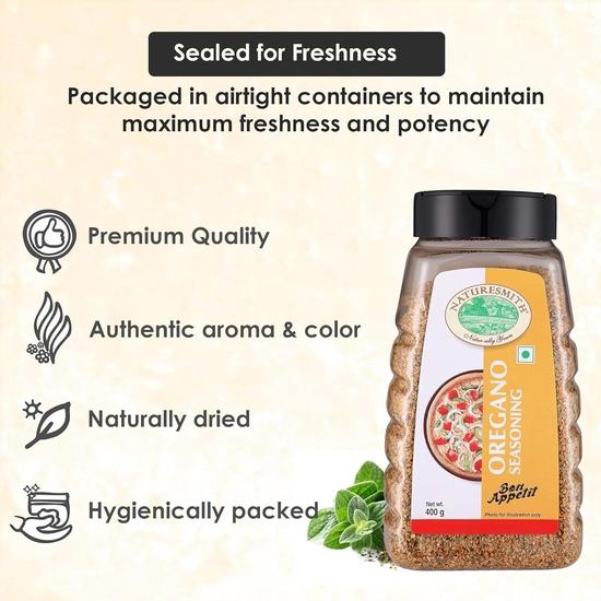 NATURE SMITH OREGANO SEASONING || READY TO USE BIG JAR ||Granule,400 Gram