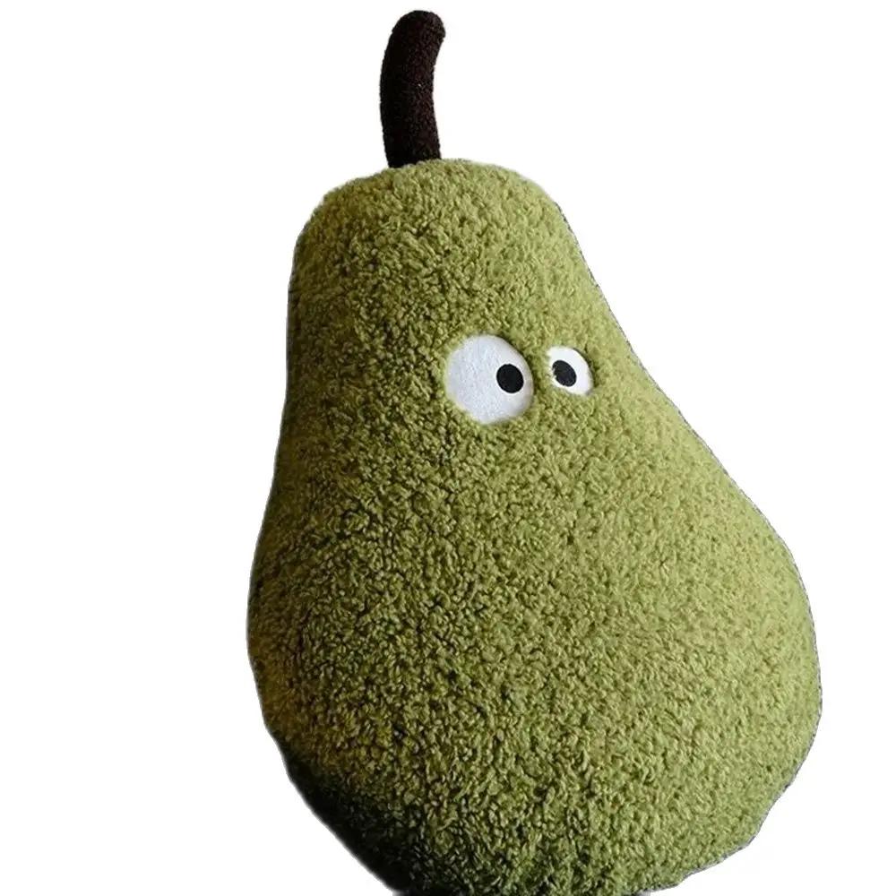 

Большая грушевидная плюшевая софа, удобная подушка для сна, украшение, фиксатор для ног, зеленая кукла для отправки детям на день рождения, Рождество