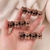 Velvet Bow Bear Hair Clip - Autumn & Winter Girls' Versatile Duckbill Accessory