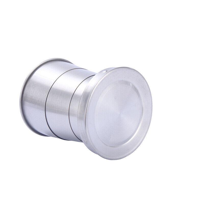 Stainless Steel Folding Collapsible Cups Outdoor Portable Travel Telescopic Mug