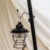 Gancho Lanterna de Camping Formato S Antiderrapante Aço Inoxidável Borracha Multifuncional Pendurador de Lâmpada de Tenda para