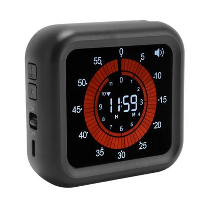 Visueller Timer für Kinder Erwachsene Magnetischer Digitaler Produktivitäts-Timer Zeitmanagement-Tool mit Stummschaltfunktion für Küche Kochen Schule Klassenzimmer