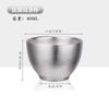 Japanese pure titanium double-layer small teacup Kung Fu tea brewing single cup travel outdoor household itanium tea set 40ML