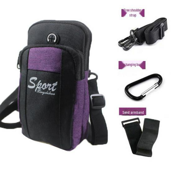 Unisex Waterproof Nylon Waist and Shoulder Bag for Sports and Outdoor Activities