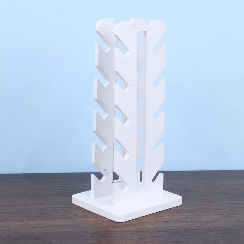 

Стеллаж для хранения фингербордов, напечатанный на 3D-принтере, Органайзер для фингербордов, Настольный держатель-стеллаж для фингербордов белый