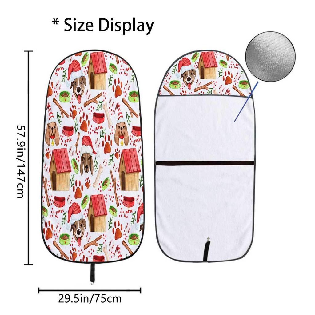 Universal Car Seat Towel Cover for Front Seat - Gym & Workout Ready, All-Season Protection