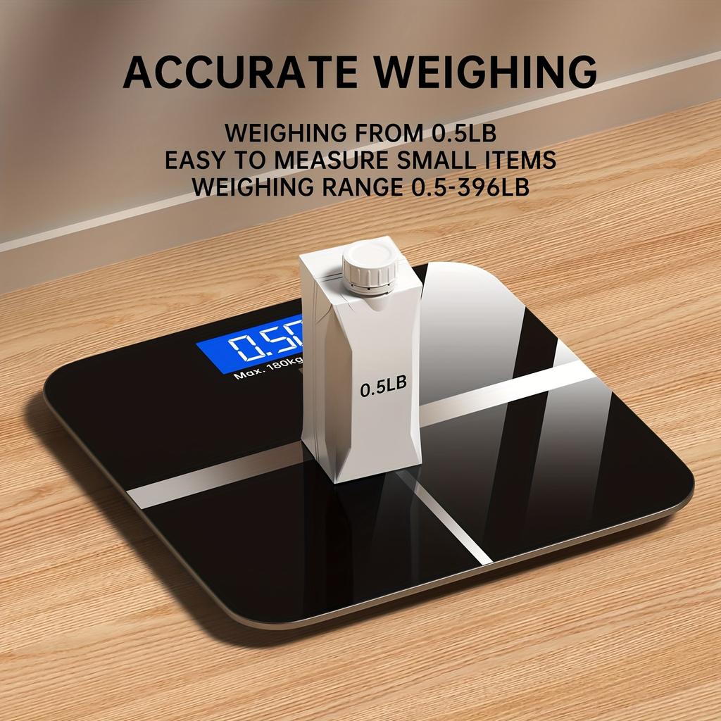 Electronic Scale,digital Bathroom Scale,high Precision Scale,with LED High Definition Display and Temperature Display, High Precision Electronic Scale