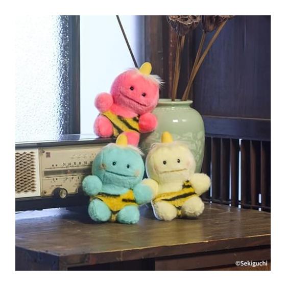 Sekiguchi Pikapon Plush Toy S Pink Size: Approximately H16.5 x W12 x D9cm 812653