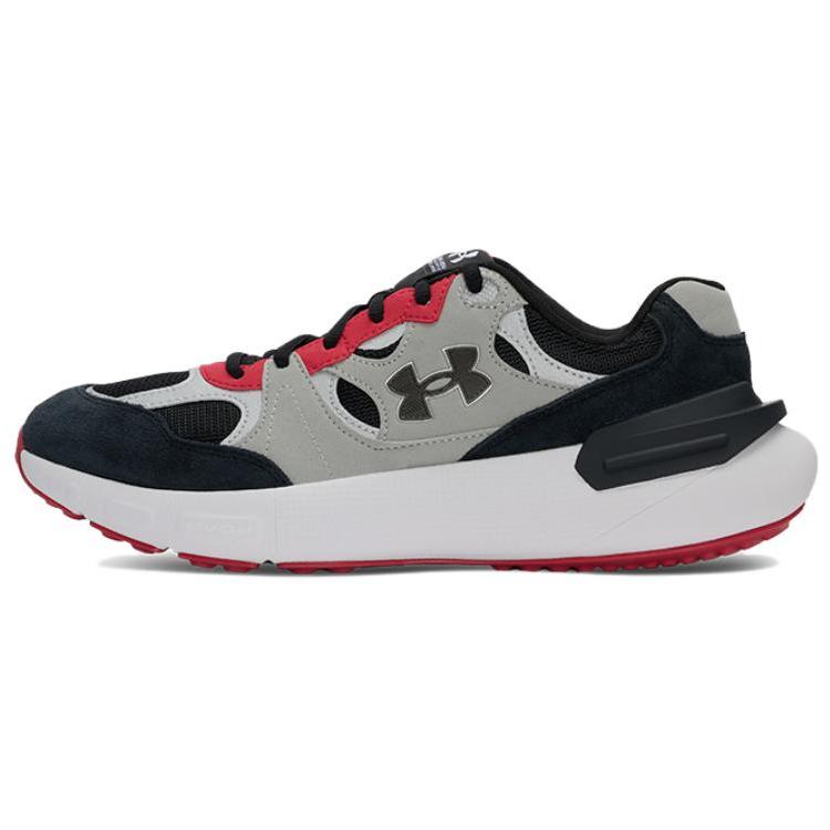 Under Armour Phantom Lux Comfortable Versatile Durable Low-Top Lifestyle Shoes Unisex Sneaker Gray Black 3028615-001