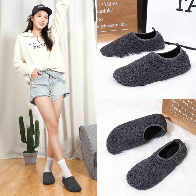 Main promotion cotton shoes cotton drag breathable and light men and women couples home indoor warm thin-soled cotton shoes
