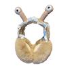 Cartoon Stuffed Frog Shape Plush Earmuff Adult Elastic Ear Warmer Winter Cold Winter Presents for Students Teens Skiing