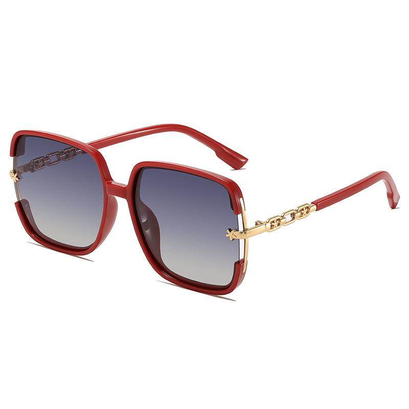 Ultra-Light Chain Plain Sunglasses, Polarized Light, Anti-Glare, Ultraviolet Sunscreen Glasses, Driving Sunglasses