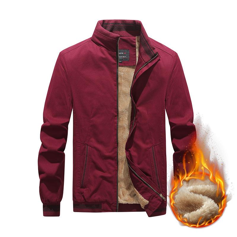 Толстая хлопковая куртка с флисовой подкладкой — фото 10