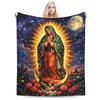 Weiche Warme Decke Junge Mädchen Reise Unsere Liebe Frau von Guadalupe Überwurf Flanell Tagesdecke Für Schlafzimmer Muster Sofa Bettbezug