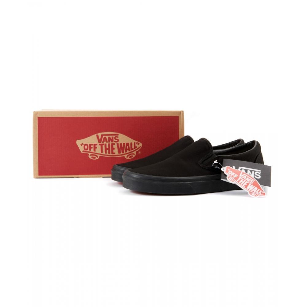Vans Classic Slip On   Black Black Vn000eyebka1