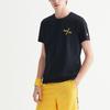 Fila Athletics Series Letter Print Crew Neck T-Shirt Men Tops Black A11M021107GBK