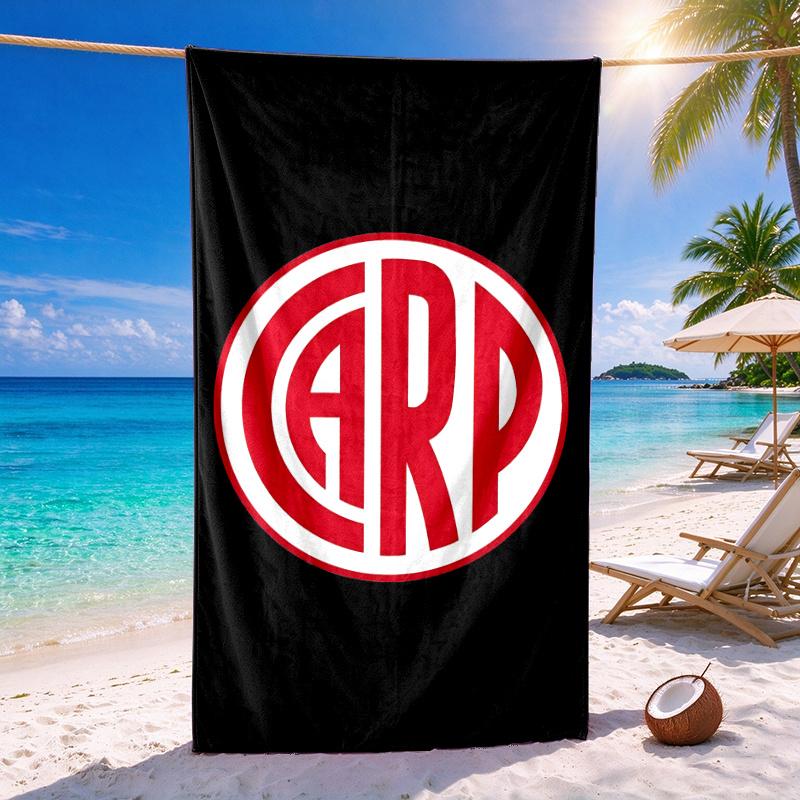 River Plate Quick-drying soft and absorbent beach towel—perfect for beach trips swimming outdoor camping and travel an essential beach item