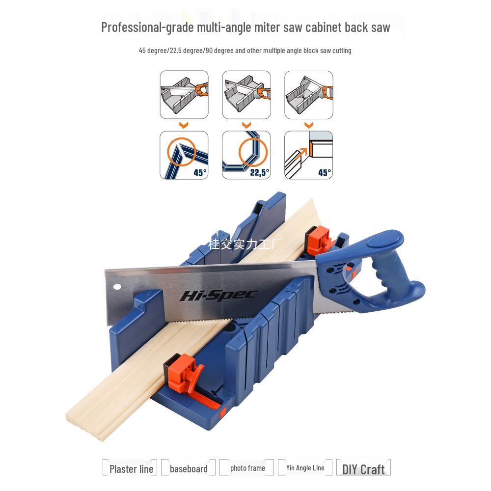 45° Multifunctional Miter Saw for Gypsum Line & Cabinet Woodworking