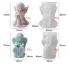 3D Little Angel Aroma Candle Silicone Mold DIY Christmas Decoration Plaster Molds Handmade Soap Candle Making Supplies