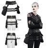 Gearduke Women's Steam Punk Pu Leather Waist Bag With Vintage Phone Holder Trendy Cross-border Fashion
