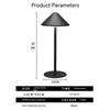 Led Desk Light With Usb Charging Port 3-color Stepless Dimming Touch Sensor Table Lamp For Office Restaurant Bar
