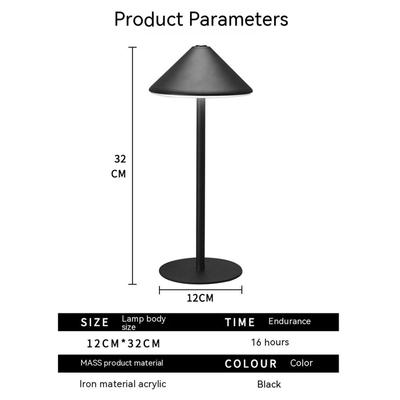 Led Desk Light With Usb Charging Port 3-color Stepless Dimming Touch Sensor Table Lamp For Office Restaurant Bar