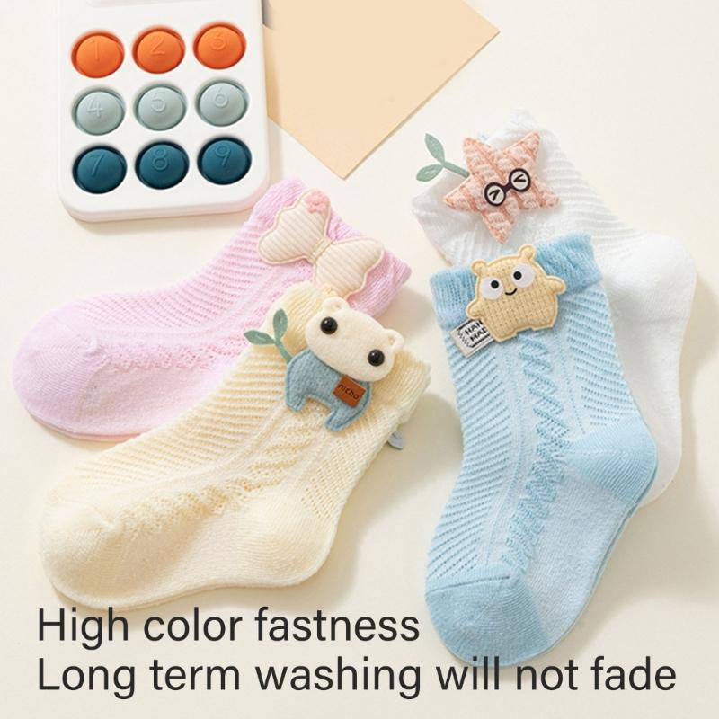 1 para niemowlęcych skarpetek do kostek z wzorem kreskówkowym Obuwie Skarpety unisex do codziennego chodzenia Chłopcy Dziewczynki