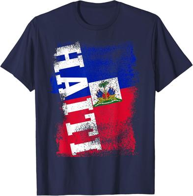 Haiti Haitian Flag Caribbean Souvenir T-Shirt