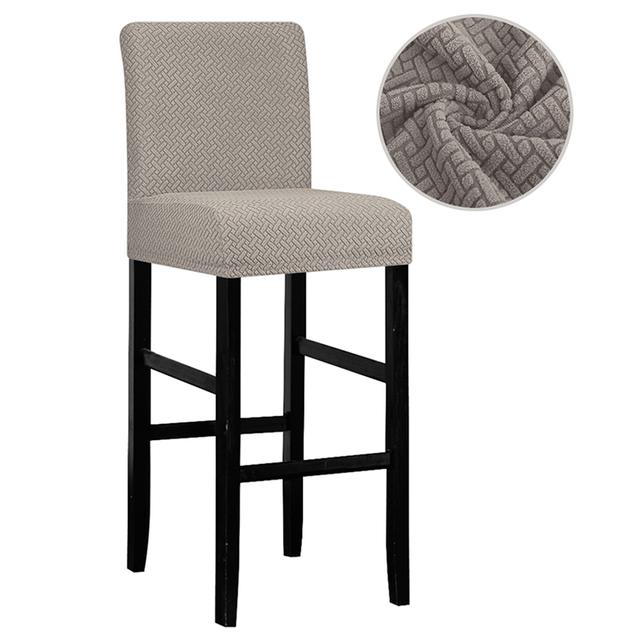 

Short Size Water Resist Bar Chair Cover Chair Protector Seat Cover Slipcover For Hotel Banquet Wedding Party Dining Room Small Size хаки