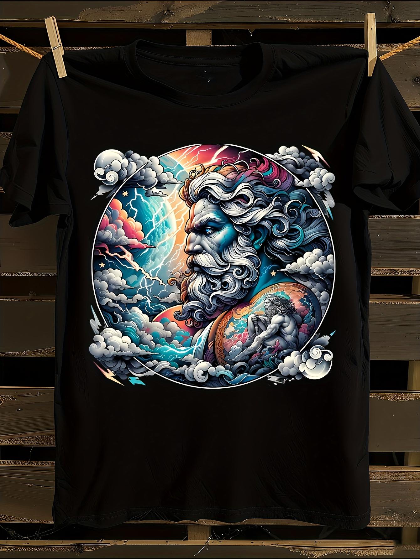 Greek Mythology Zeus God T-shirt XL