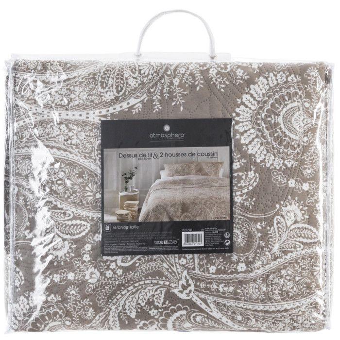 Bedspread 260 X 240 Cm + 2 Pillowcases 60 X 60 Cm "Marie" Atmosphera