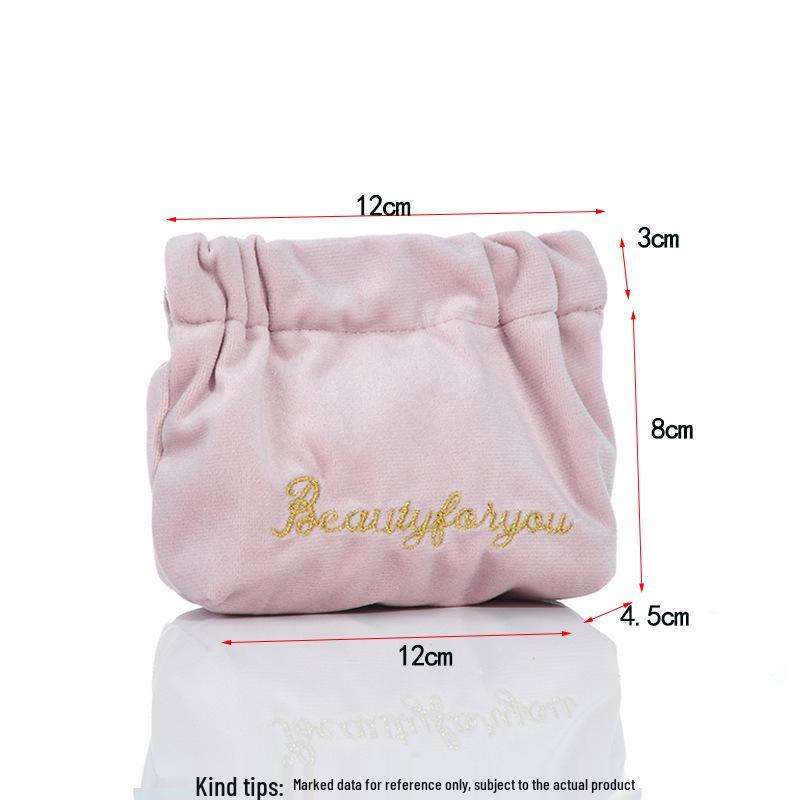 Velvet Makeup Bag Set: High-Capacity, Four-Piece Luxury Cosmetics Storage