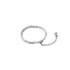 Round Bead Splicing Soft Chain Pull Ring Female Personality Niche Cold Wind Tassel Stacked Wearable Index Finger Ring Elegant Simple Women Rings