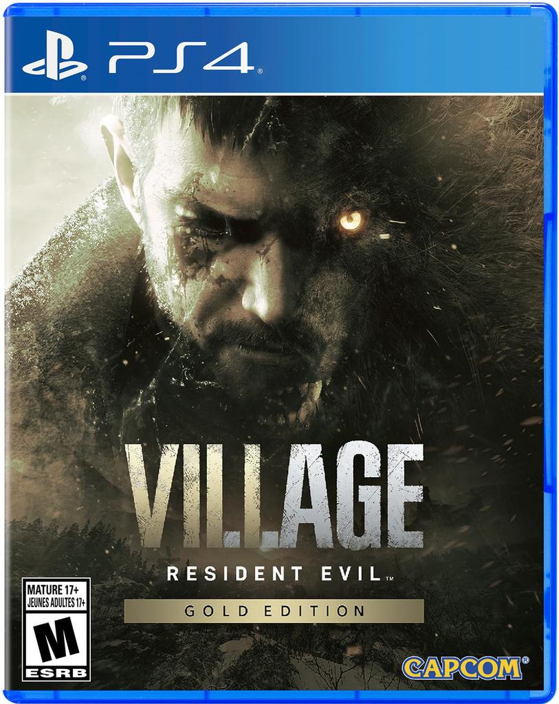 Resident Evil Village Gold Edition for PlayStation 4 - North American Version / Survival Horror Action Video Game